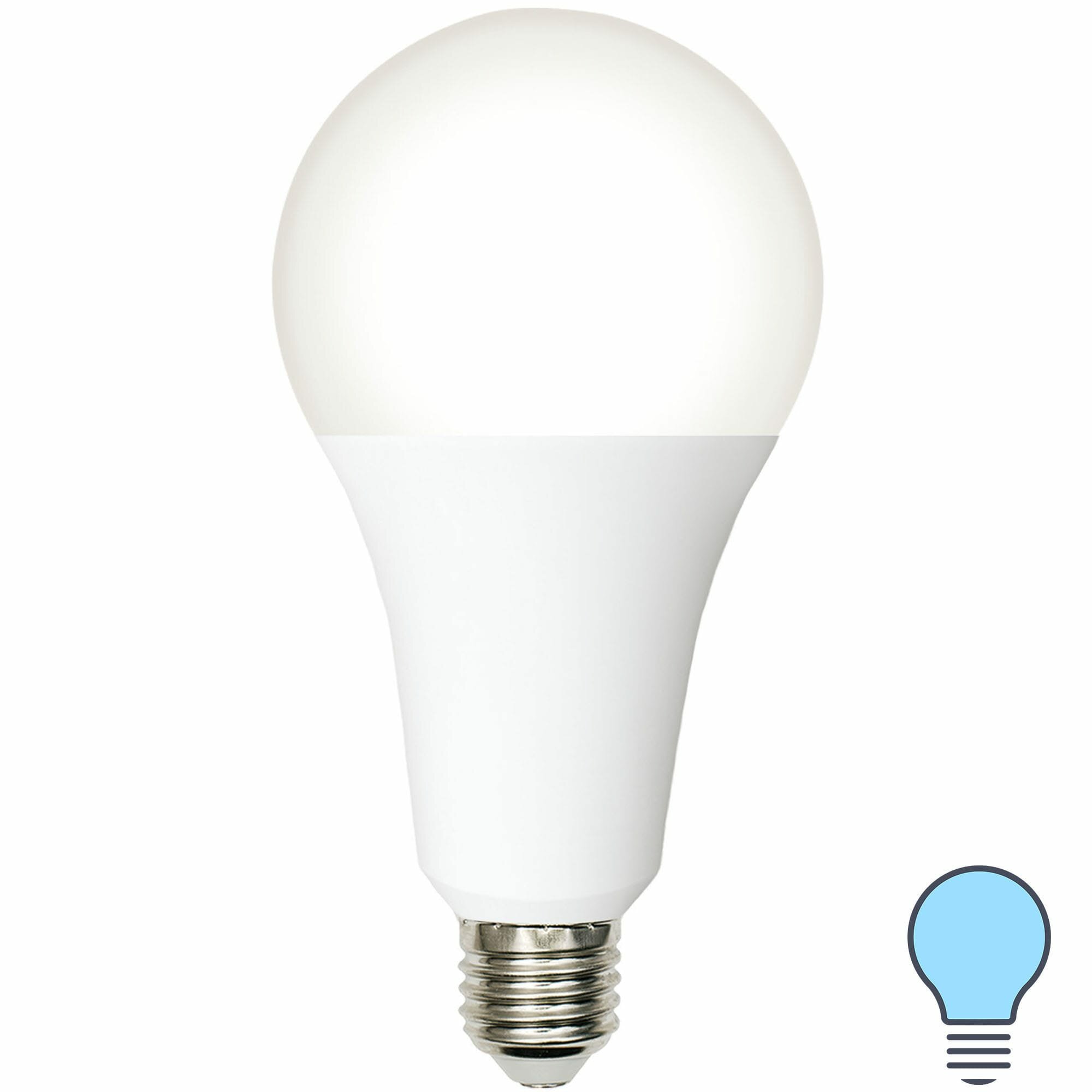 Лампа светодиодная Volpe E27 210-240 В 30 Вт груша матовая 3000 лм холодный белый свет. Набор из 2 шт.