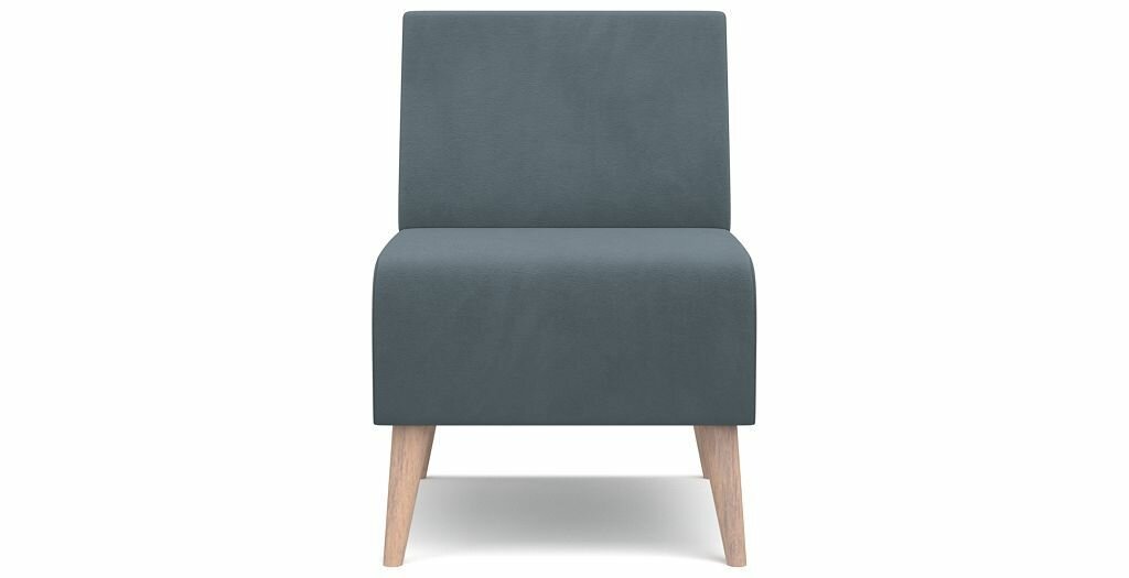Кресло PUSHE Килт без подлокотников, нераскладное, для кухни, прихожей, балкона, детской, серый Balance 996