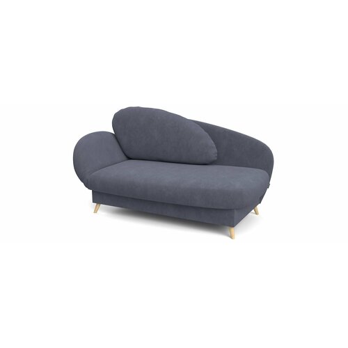 Кушетка, раскладная, PUSHE Валетта, левый угол, серый Formula 998