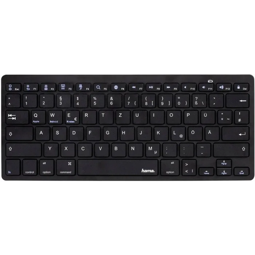 R1182582 Клавиатура Hama KEY4ALL черный беспроводная BT slim Multimedia 415400₽