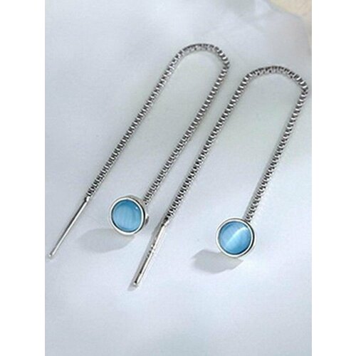 Серьги DRAKON IRG серебристыйголубой 293₽