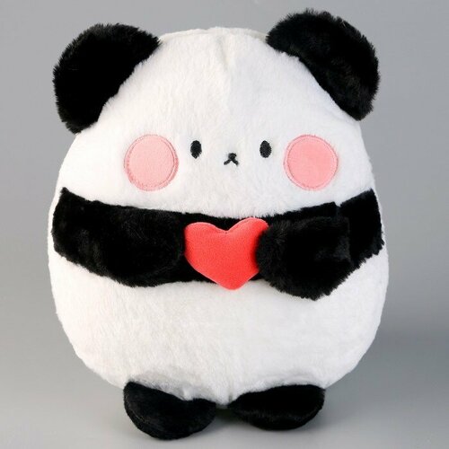 Мягкая игрушка «Панда» с сердцем, 25 см мягкая игрушка панда с детенышем 25 см