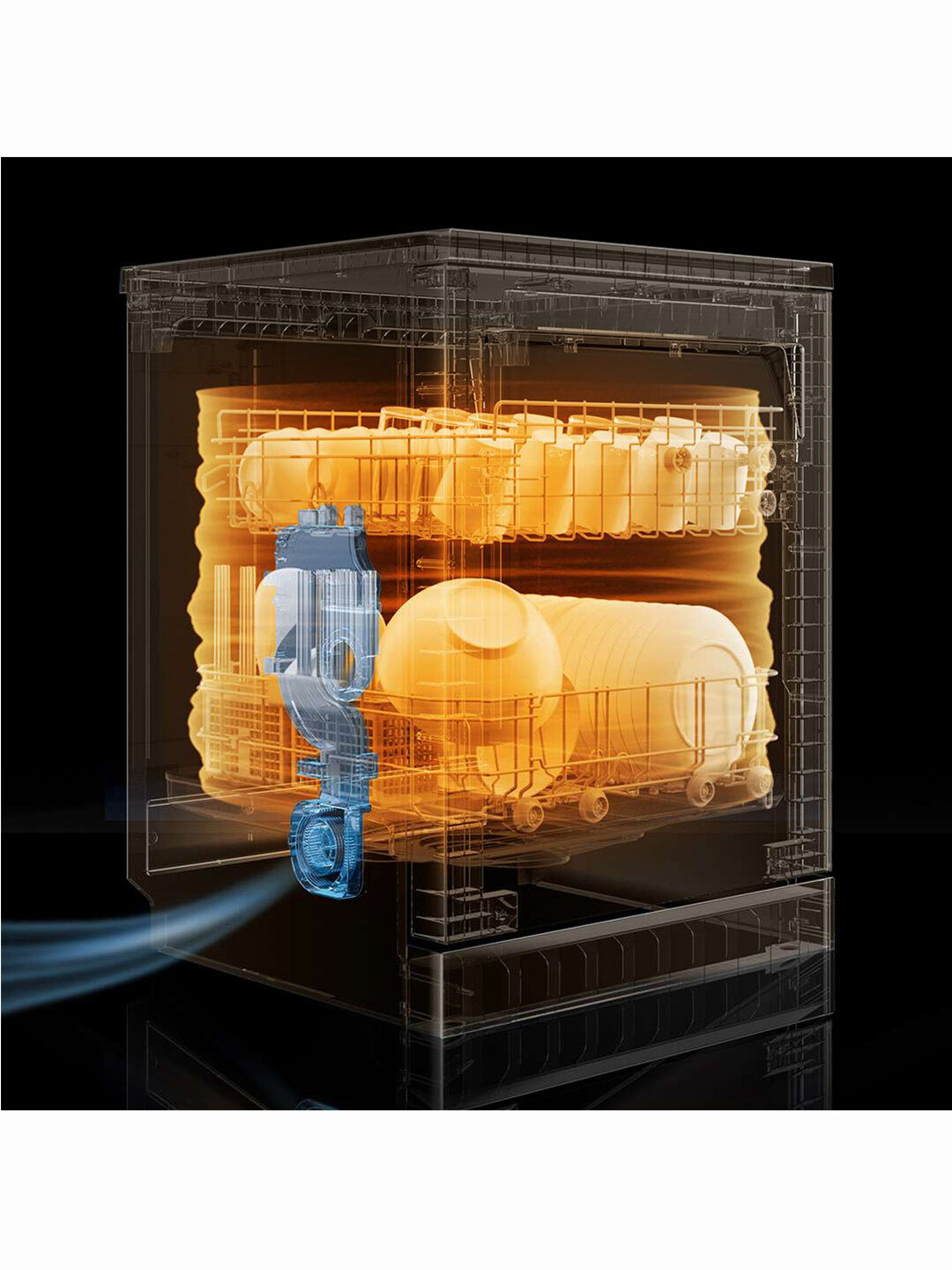 Картинки Умная посудомоечная машина Xiaomi Mijia Smart Independent Built-in Dual-purpose Dishwasher 16 sets N1 (QMDW1602M)