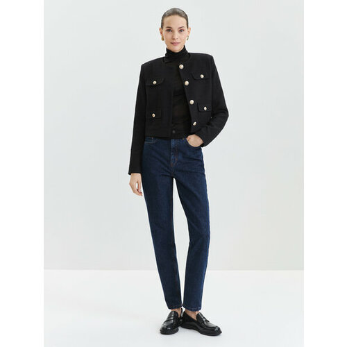 фото Джинсы мом zarina, размер s (ru 44)/170, синий