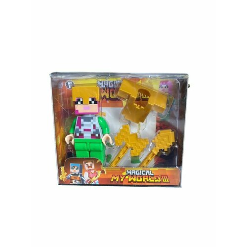 Фигурка Майнкрафт/8см/3 аксессуара