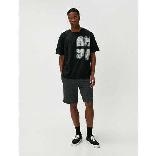 фото Шорты koton, размер 48, серый