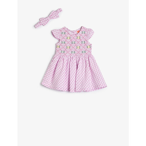 фото Платье koton, размер 80/86, лиловый