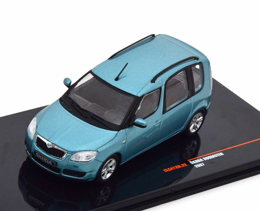 SKODA Roomster (2007), Light Blue Met, масштабная модель автомобиля коллекционная