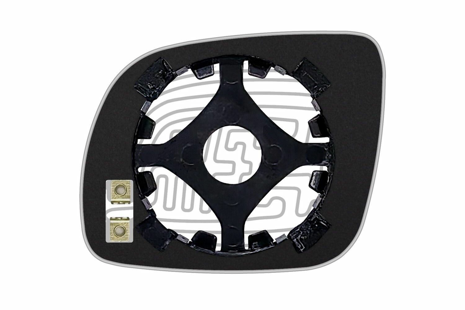 Элемент зеркала для AUDI A6 c 1994 по 1998 правый сферический голубой c обогревом 94169428