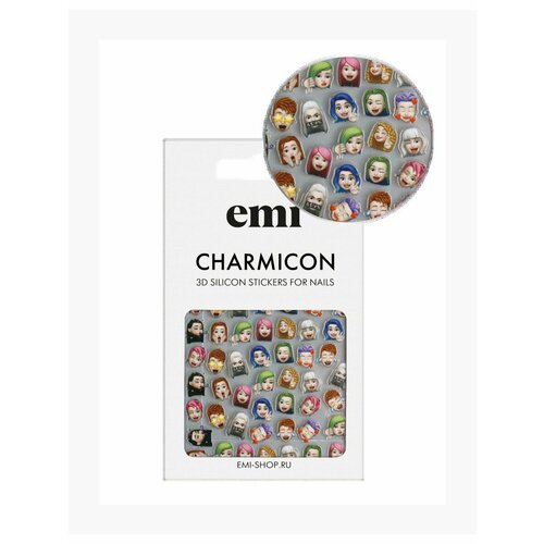 Charmicon 3D Silicone Stickers №203 Эмоджи