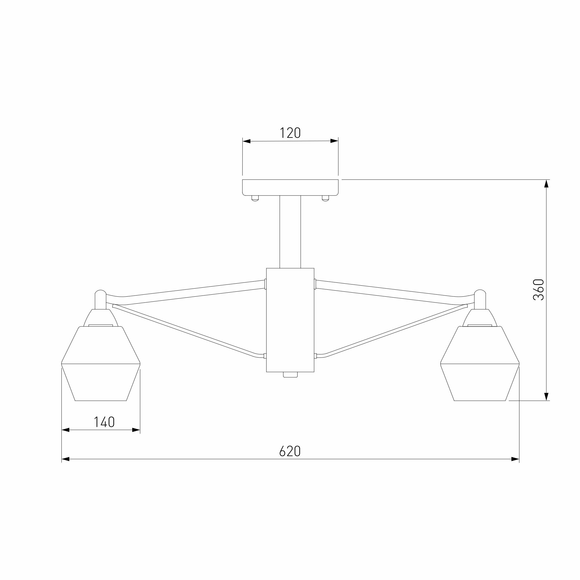 Люстра на штанге Eurosvet Takara 70135/5 кофе a056965 - фото №7