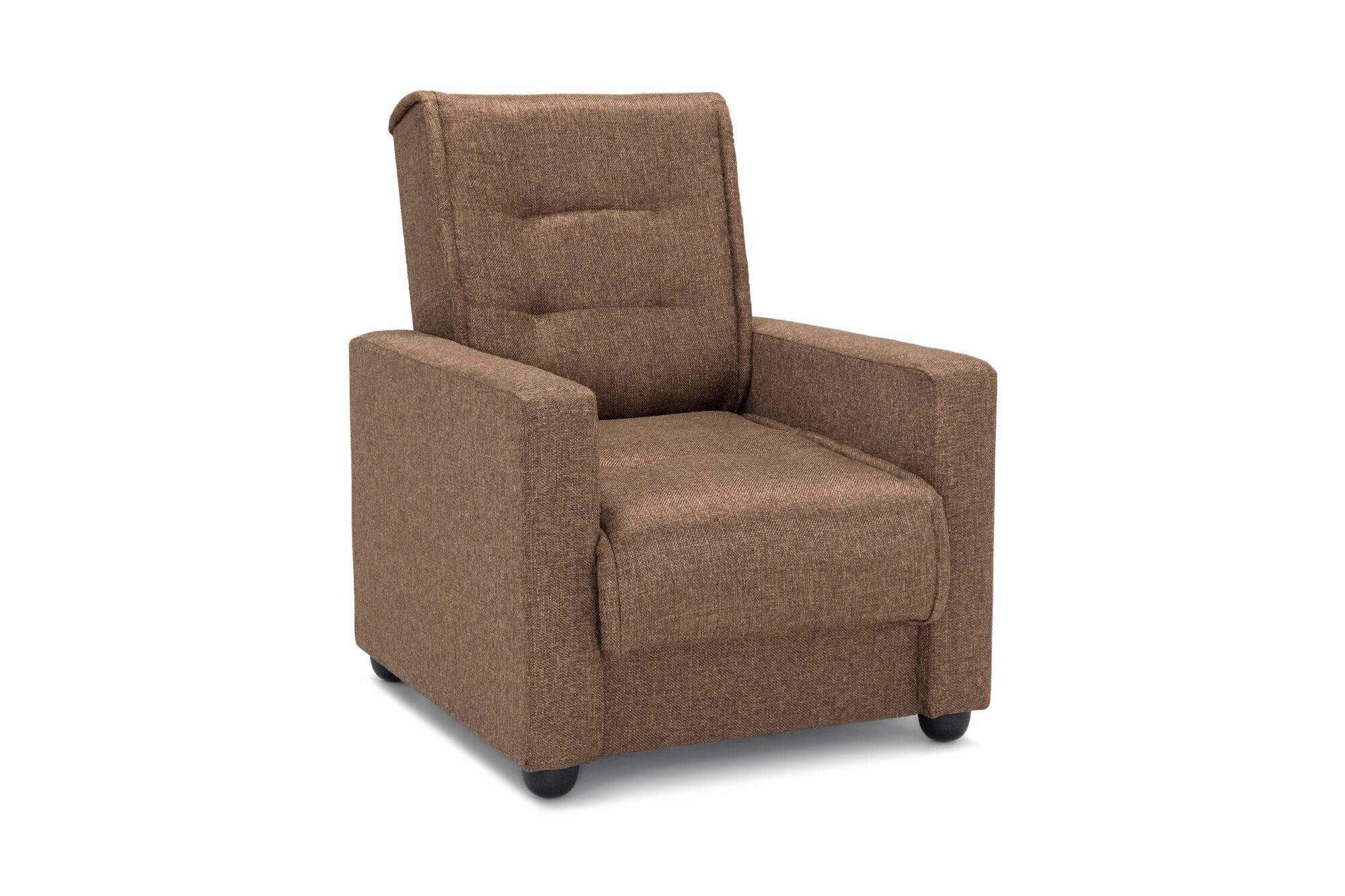 Кресло Интермебель Лондон-2 рогожка коричневая 82x88x90 см