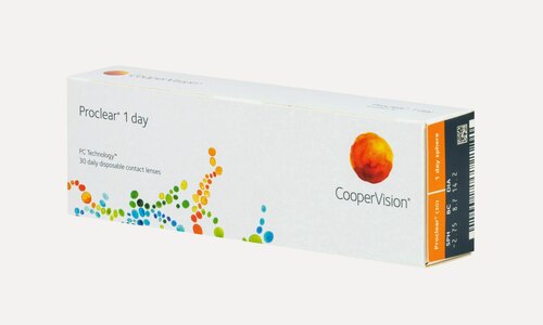 Изображение товара Контактные линзы CooperVision Proclear 1 day (30 линз) R 8,7 D -4,5