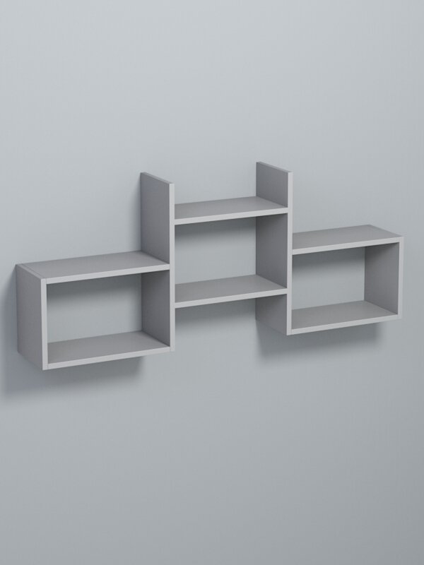 Полка настенная "вайб" №10, Серый. Производитель товара - компания Westcom.