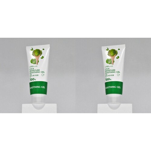 LEBELAGE Гель для лица CICA MOISTURE PURITY 100% SOOTHING GEL 100мл - 2 штуки