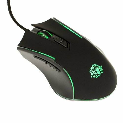 Мышь Qumo Medusa M81 игровая проводная 7 кнопок подсветка 3200 dpi USB чёрная комплект из 2 шт 286100₽