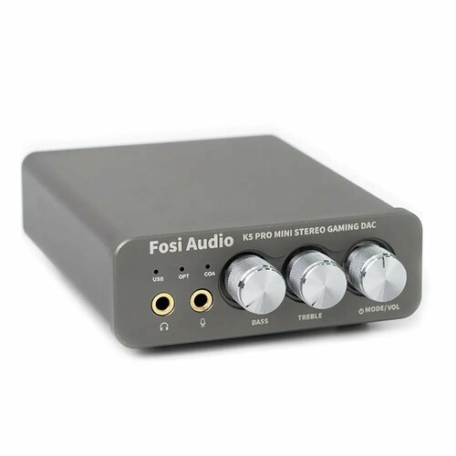 Игровой USB ЦАП с усилителем для наушников Fosi Audio K5 Pro цап audio gd r 8he mk2