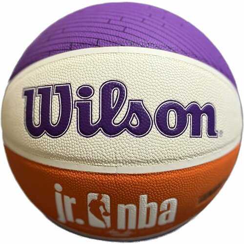 фото Баскетбольный мяч wilson jr.nba. размер 6. orange/purple/white. indoor