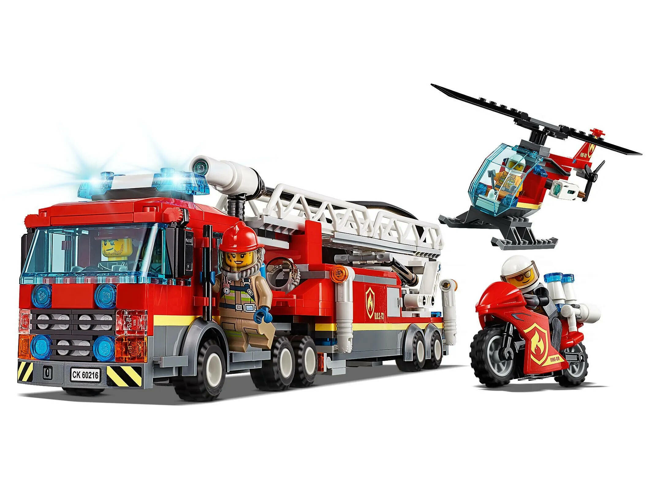 Lego City Fire 60216 Центральная пожарная станция Конструктор - фото №17
