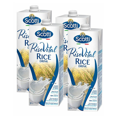 Рисовый напиток Riso Scotti Riso Vital 1 л. - 4 шт.