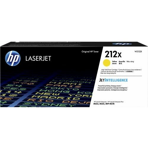 Картридж HP 212X W2122X желтый, 10000 страниц, для Color LaserJet Enterprise M555dn картридж hp 212x w2122x желтый 10000 страниц для color laserjet enterprise m555dn