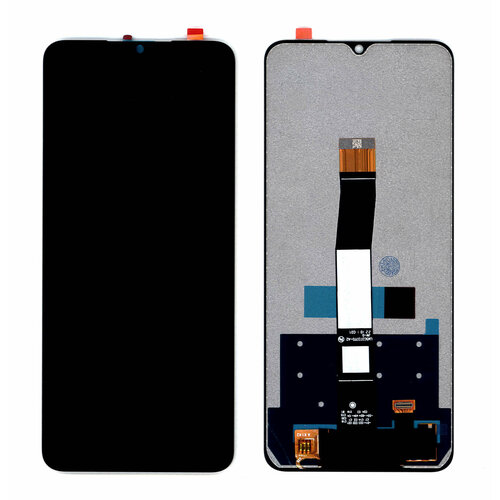 Дисплей для Xiaomi Redmi 12C, Redmi 10C черный накладка пластиковая матовая для poco f3 xiaomi mi 11i с силиконовой окантовкой сиреневая