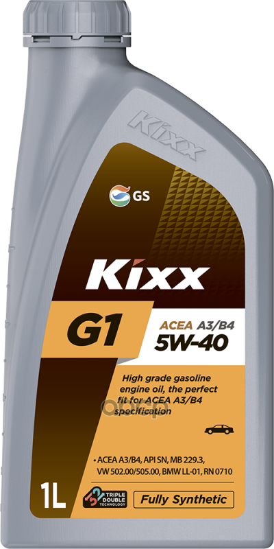 Kixx Масло Моторное 5W40 Kixx 1Л Синтетика G1 Acea A3/B4 Api Sn/Cf