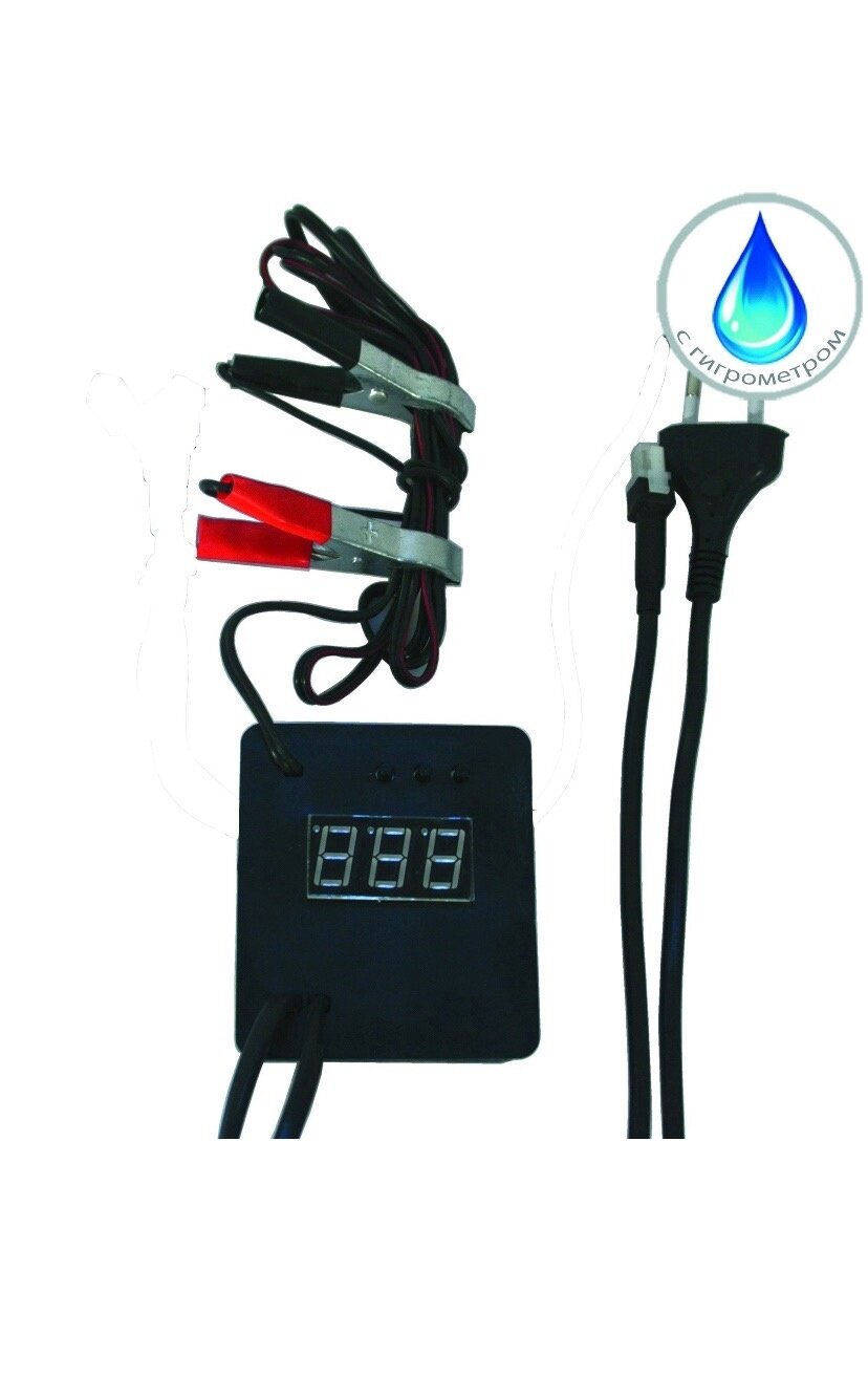 Терморегулятор для инкубатора Несушка с вентиляторами цифровой 220/12В - фотография № 2