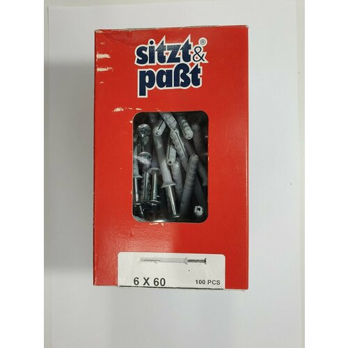 Дюбель-гвоздь 6x60 (100 pcs) (В 1уп-2пач.)SWG, Германия
