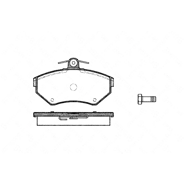 STELLOX 642 010B-SX (1159174 / 1H0698151N / 2194503) колодки дисковые п.\ VW Passat (Пассат) 1.6-2.3 / 1.9td 96-00, Audi (Ауди)