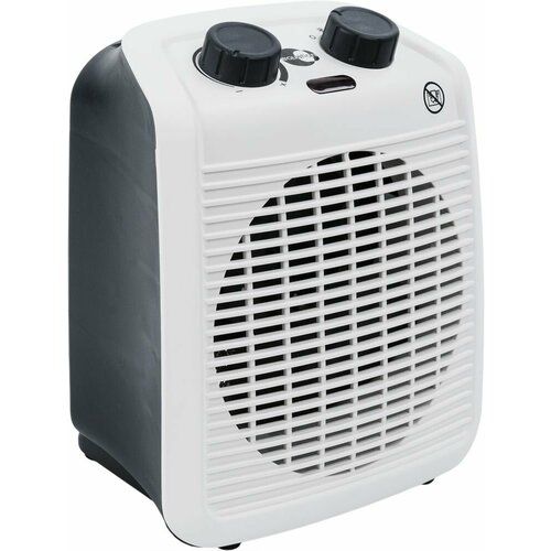 Тепловентилятор спиральный электрический Equation с механическим термостатом 2000 Вт цвет тёмно-серый 248500₽