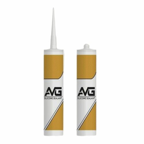 Универсальный силиконовый герметик AVG прозрачный 300 мл 350₽