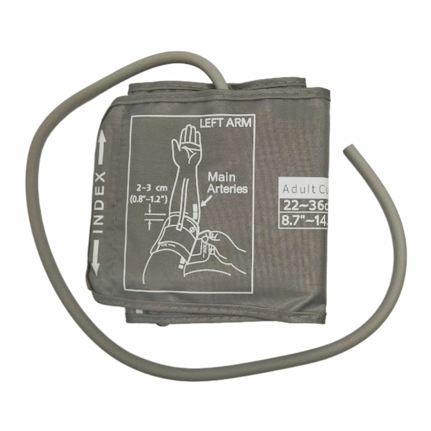 фото Манжета Импорт серая Стандарт (камера ПВХ 1 трубная с кольцом)