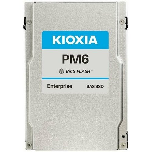 KIOXIA Enterprise SSD 800GB 25 15mm SFF SAS 24Gbits Write Intensive R4150W2700MBs IOPSR4K 595K466K MTTF 25M 10 DWPD TLC BiCS Flash 8138700₽