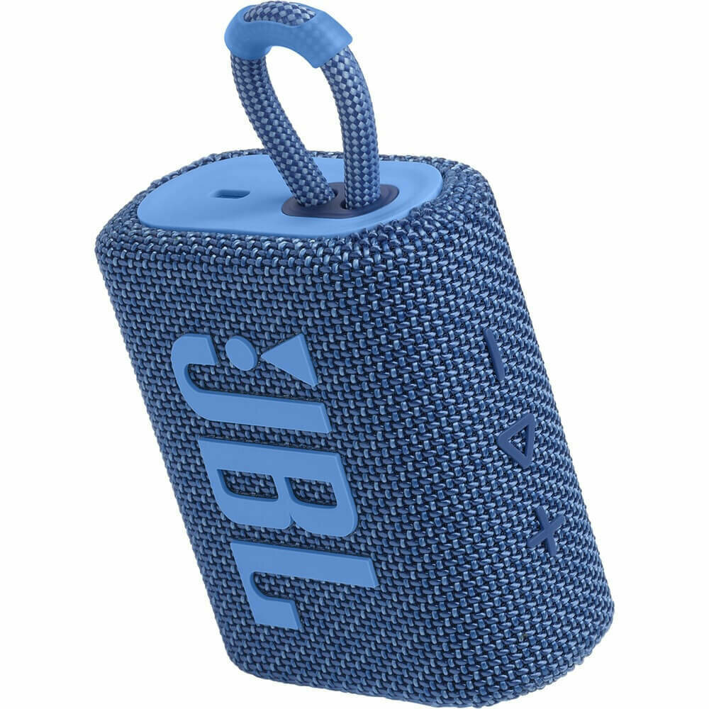 Портативная акустика JBL Go3 Eco Blue - фото №11