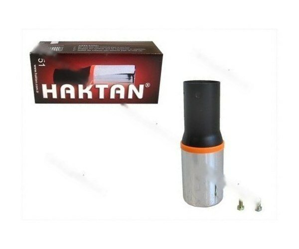Насадка на глушитель № 505 haktan ht хром d-38-48 болты