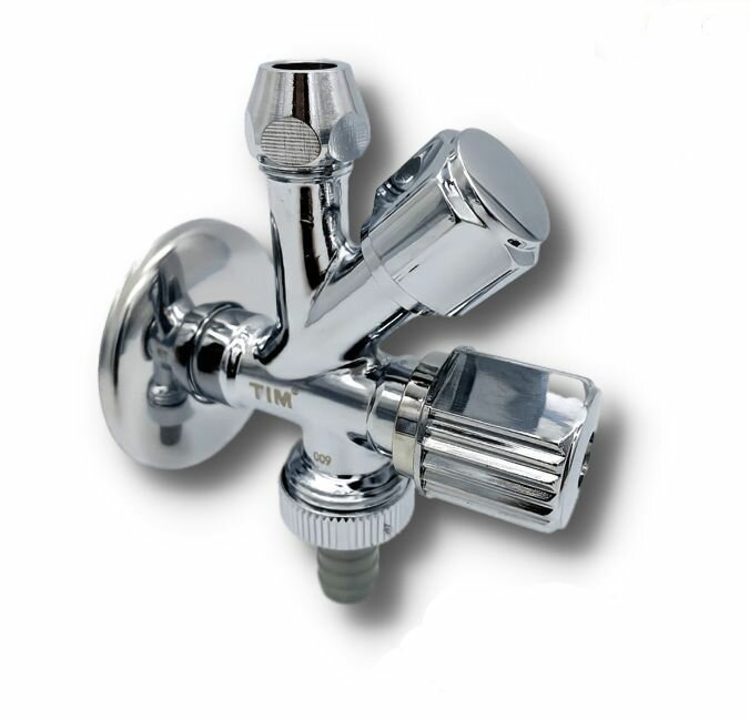 фото Вентиль угловой комбинированный для смесителей 1/2 TIM BL5836