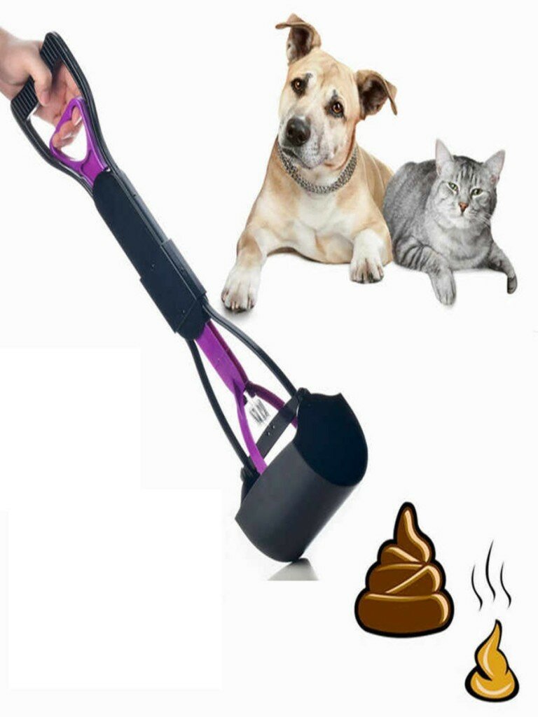 DUVO+ Устройство для уборки экскрементов "Poop Scooper Mini", чёрный, 28см - фото №9
