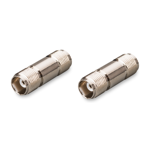 Переходник T-322 TNC(female) - TNC(female) (2шт) bnc to tnc connector socket brooches q9 bnc female to tnc female plug nickel plated brass straight bnc tnc coaxial rf adapters