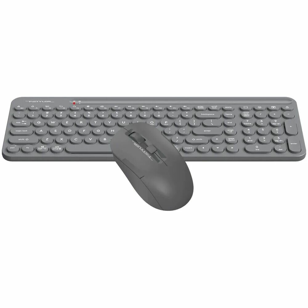 Клавиатура + мышь A4Tech Fstyler FG3300 Air клав: серый мышь: серый USB беспроводная slim Multimedia