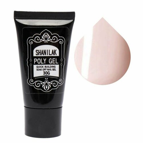 SHANILAK Полигель для наращивания ногтей 016 светло-розовый 550₽