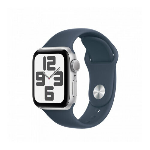 Умные часы Apple Watch SE2v2 40mm Silver Alu Storm Blue SB-SM A2722 mre13qha 3344300₽