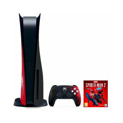 Игровая приставка Sony PlayStation 5 Marvel's Spider-Man Limited Edition 825 Gb с дисководом (CFI-1216A) EU + Игра MARVEL Человек-Паук 2