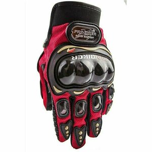 Мотоперчатки Текстиль Короткие Pro-Biker MCS-01 Red, XL