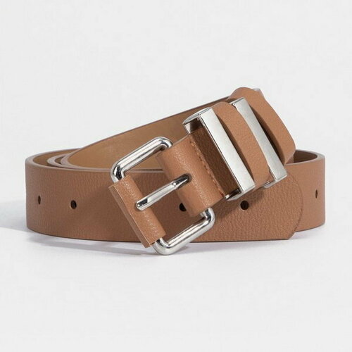 фото Ремень сима-ленд, размер 110, коричневый сима-лэнд