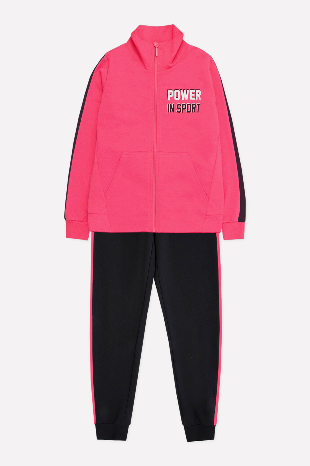 фото Комплект CUBBY (КБ 2676/21/яркая клюква+черный 152; Яркая клюква, черный)