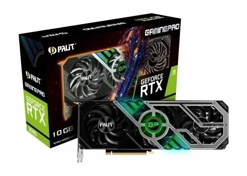 Видеокарта Palit GeForce RTX 3080 GamingPro 10 ГБ