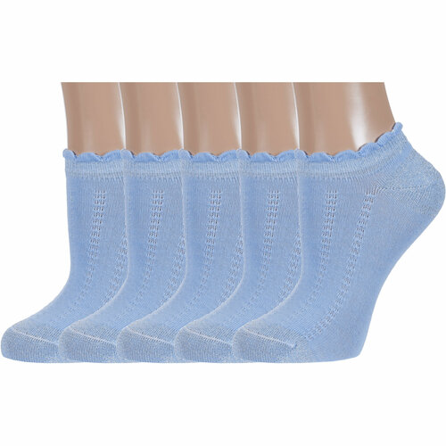 фото Носки борисоглебский трикотаж 5 пар, размер 20-22, голубой