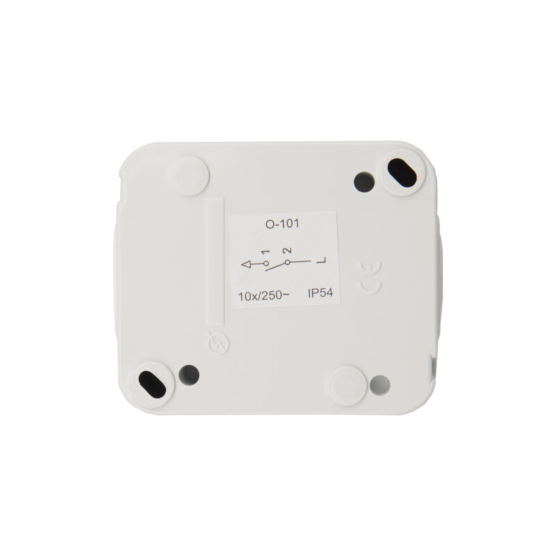 выключатель kranz 1клав. mini og наружная серия, ip54, белый, kr-78-0601 - фото №12