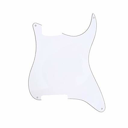 Панель Fender Strat Style, Musiclily MX0950, трехслойная, белая